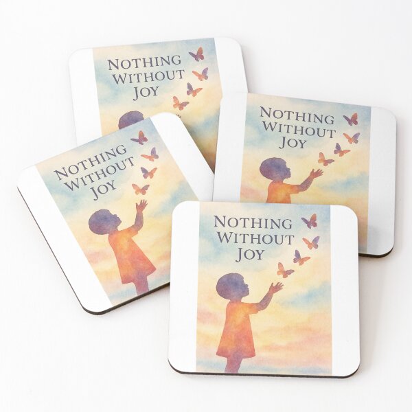 Item preview, Nothing Without Joy — Montessori Watercolor Inspiration Design designed and sold by MforMontessori.