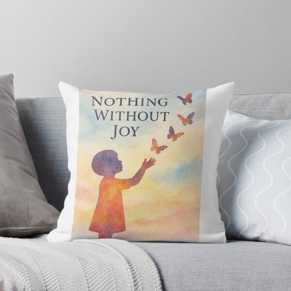 Item preview, Nothing Without Joy — Montessori Watercolor Inspiration Design designed and sold by MforMontessori.