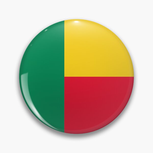 Item preview, Benin Flag Circle Green Yellow Red Design designed and sold by NTGUILTY.