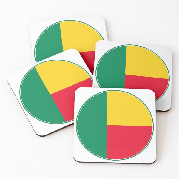 Item preview, Benin Flag Circle Green Yellow Red Design designed and sold by NTGUILTY.