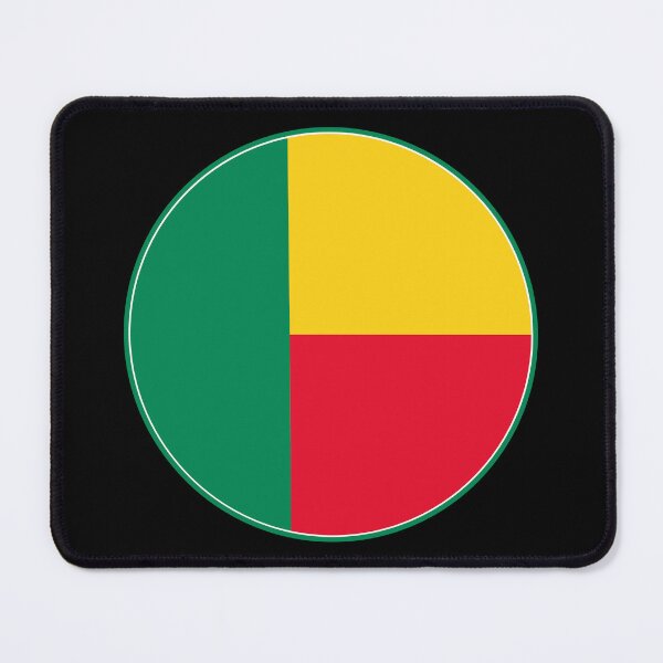 Item preview, Benin Flag Circle Green Yellow Red Design designed and sold by NTGUILTY.