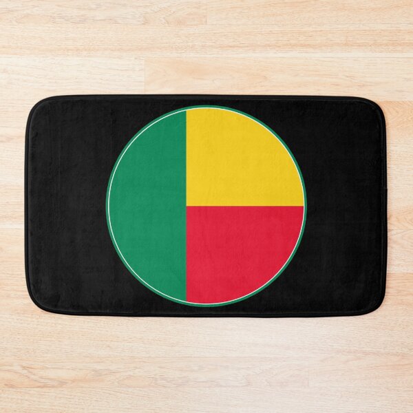 Item preview, Benin Flag Circle Green Yellow Red Design designed and sold by NTGUILTY.