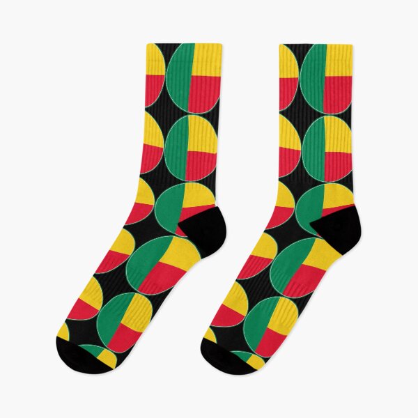 Item preview, Benin Flag Circle Green Yellow Red Design designed and sold by NTGUILTY.