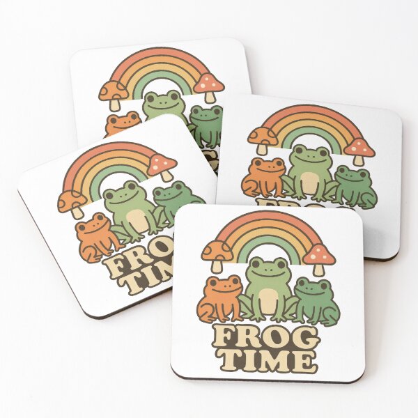 Artikelvorschau, Froschzeit | Niedliche und verspielte Froschillustration | Skurriles Wildlife-Design | Lustige Tiergrafik entworfen und verkauft von PaintedPixels01.