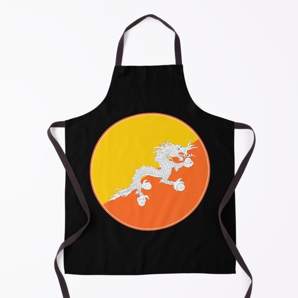 Item preview, Bhutan Flag Circle Druk Thunder Dragon Design designed and sold by NTGUILTY.