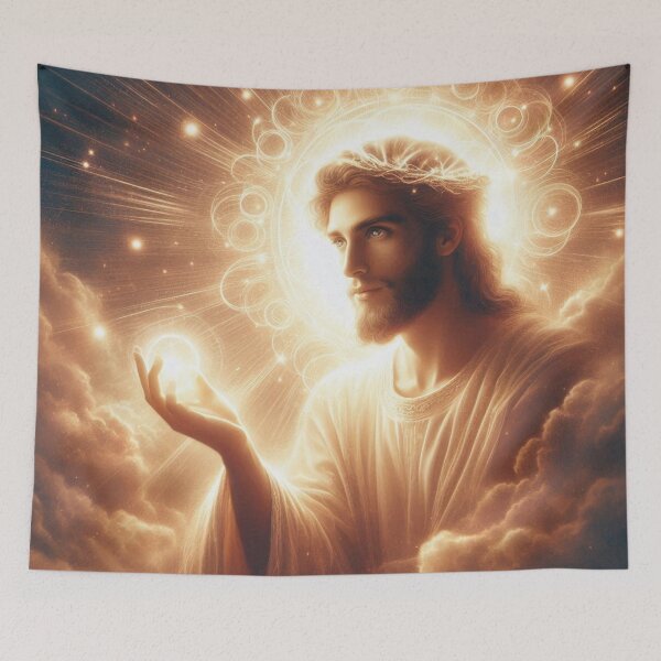 Item preview, Jesus holding the power designed and sold by JesusClub.