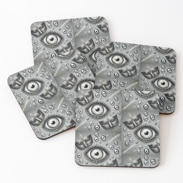 Item preview, The 'All-Seeing Masquerade' Phone Case designed and sold by themoodypisces.