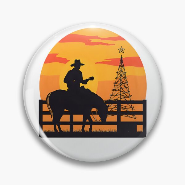 Item preview, Christmas on the Range Cowboy Musician designed and sold by Hintotees.