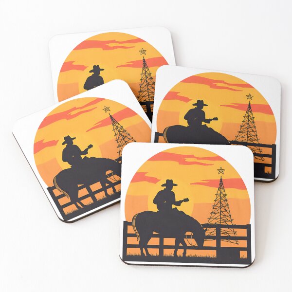 Item preview, Christmas on the Range Cowboy Musician designed and sold by Hintotees.