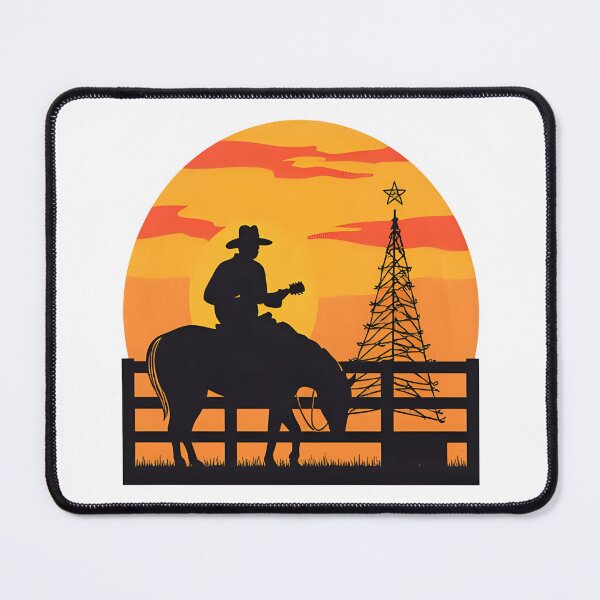 Item preview, Christmas on the Range Cowboy Musician designed and sold by Hintotees.