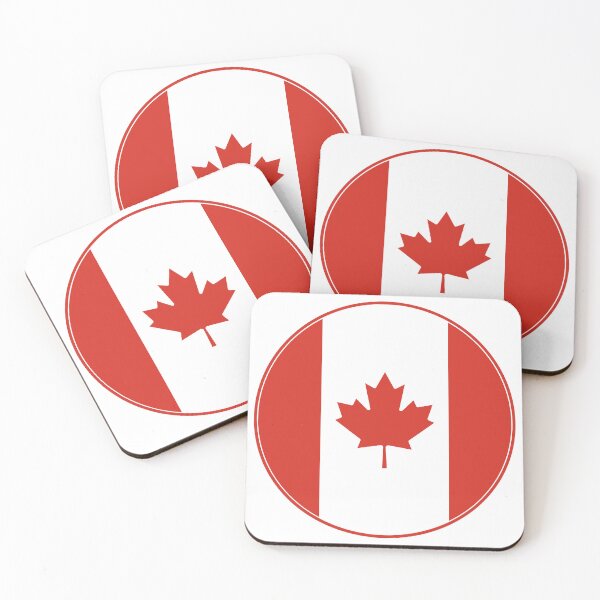 Item preview, Canada Flag Circle Maple Leaf Design designed and sold by NTGUILTY.