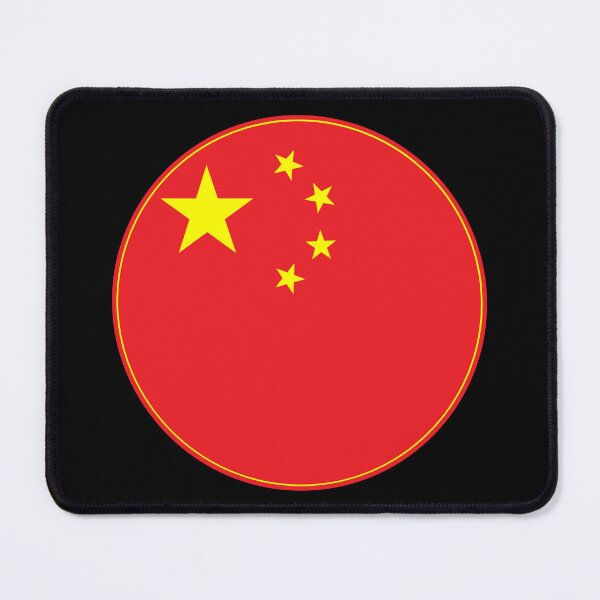 Item preview, China Flag Circle Five Stars Red Design designed and sold by NTGUILTY.