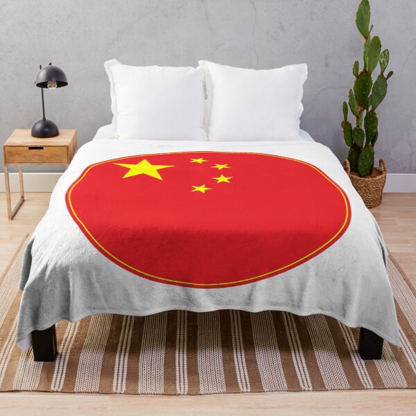 Item preview, China Flag Circle Five Stars Red Design designed and sold by NTGUILTY.
