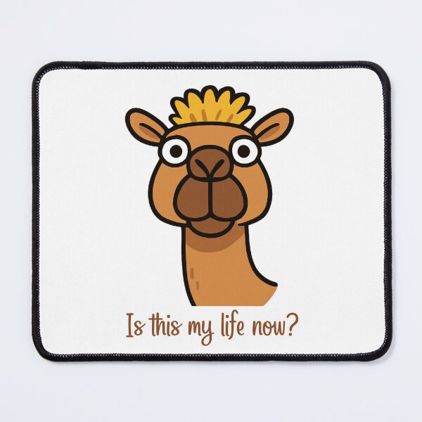 Item preview, Is This My Life Now? – Funny Camel Cartoon designed and sold by CanSparkleArt.