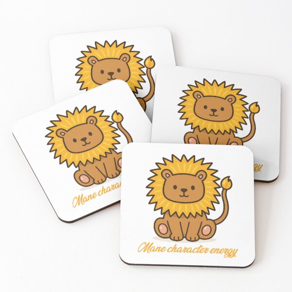 Item preview, Mane Character Energy – Confident Lion Cartoon designed and sold by CanSparkleArt.