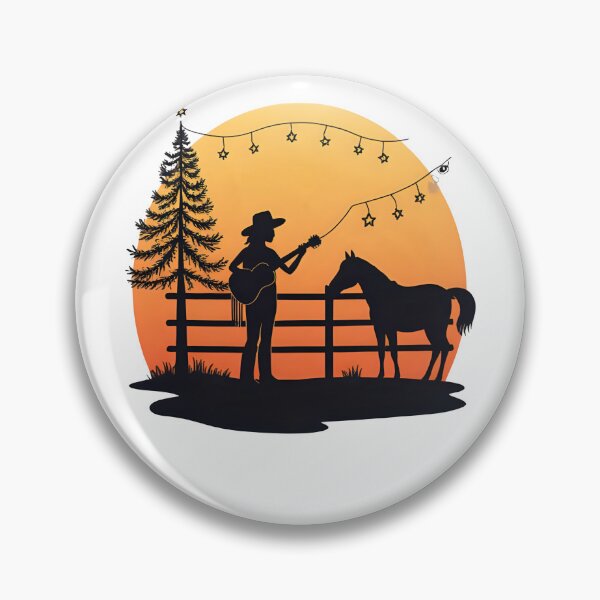 Item preview, Christmas on the Range Cowgirl Musician designed and sold by Hintotees.