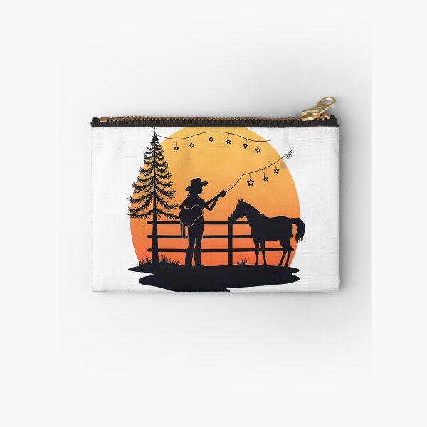 Item preview, Christmas on the Range Cowgirl Musician designed and sold by Hintotees.