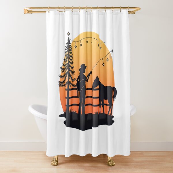 Item preview, Christmas on the Range Cowgirl Musician designed and sold by Hintotees.