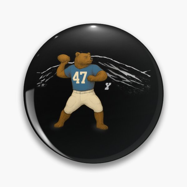 Item preview, Y Mountain Barefoot QuarterBear – Parody Football designed and sold by EmersionPrints.