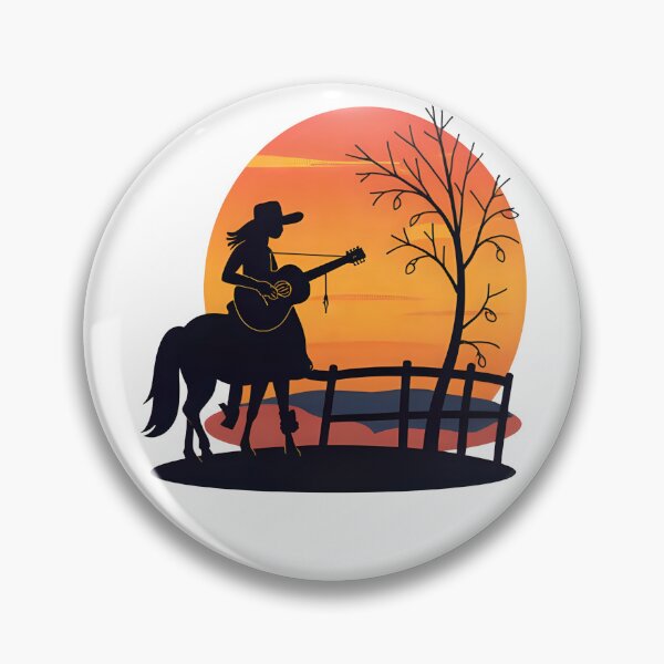 Item preview, Christmas on the Range Cowgirl Musician designed and sold by Hintotees.