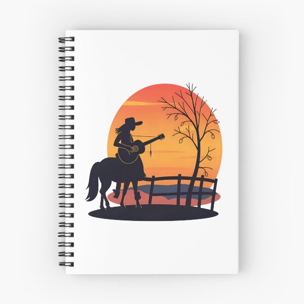 Item preview, Christmas on the Range Cowgirl Musician designed and sold by Hintotees.