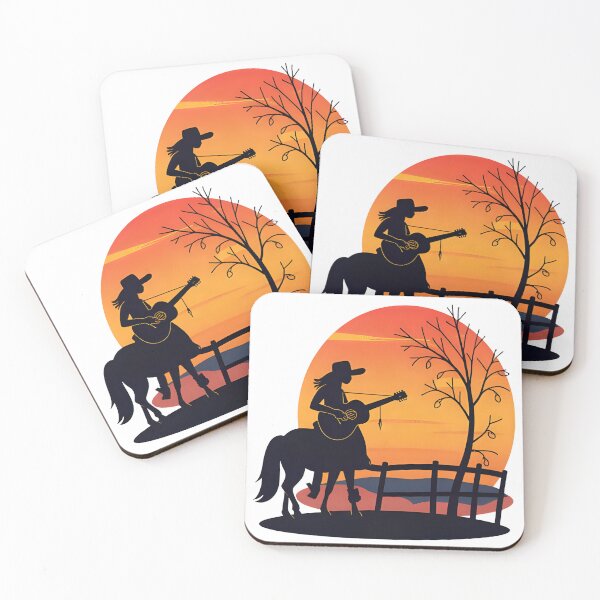 Item preview, Christmas on the Range Cowgirl Musician designed and sold by Hintotees.