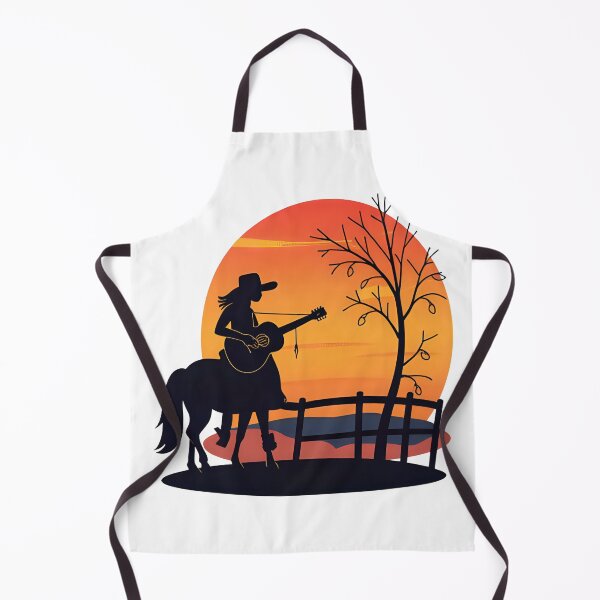 Item preview, Christmas on the Range Cowgirl Musician designed and sold by Hintotees.