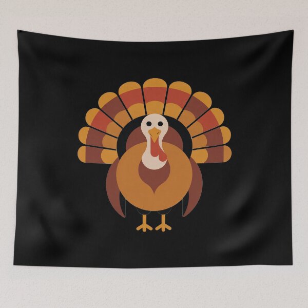 Item preview, Cute Thanksgiving Turkey – Minimalist Autumn Cartoon Design designed and sold by Gogetgiggles.