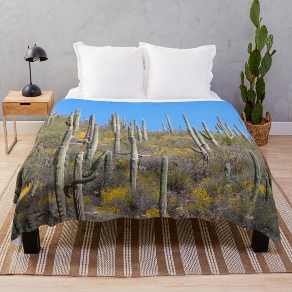 Item preview, Stunning Saguaros Yellow Flowers designed and sold by simonjayphotos.