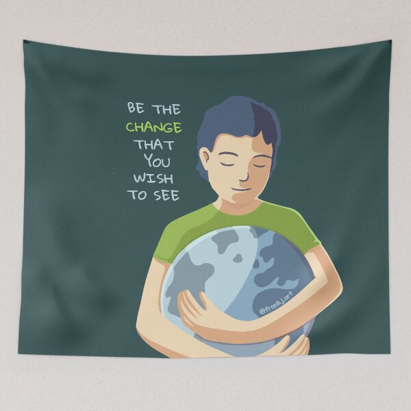 Item preview, Be the change  designed and sold by Frank J. Art.