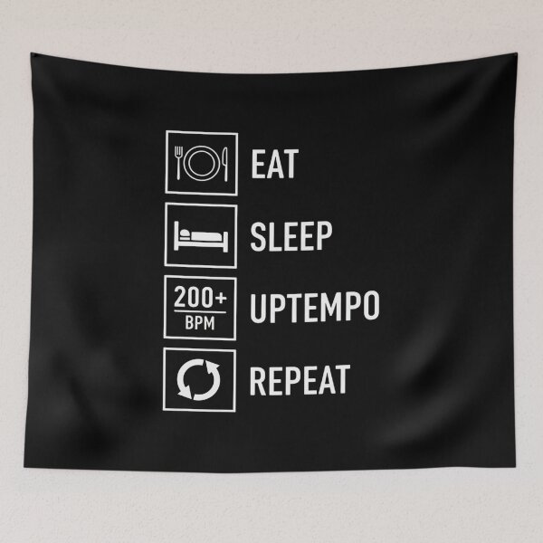 Item preview, Eat sleep uptempo repeat designed and sold by RichTeeDesigns.