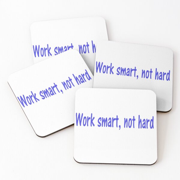 Item preview, Work Smart Not Hard – Motivational Productivity Quote Design designed and sold by Beautiful art store.
