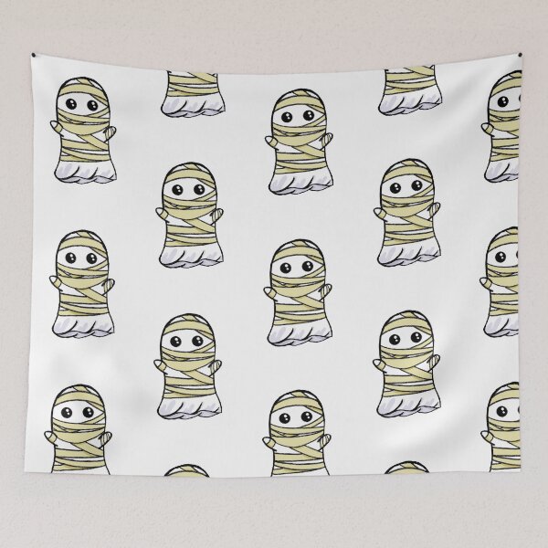 Item preview, Adorable Mummy Ghost Sketch designed and sold by emt-art.