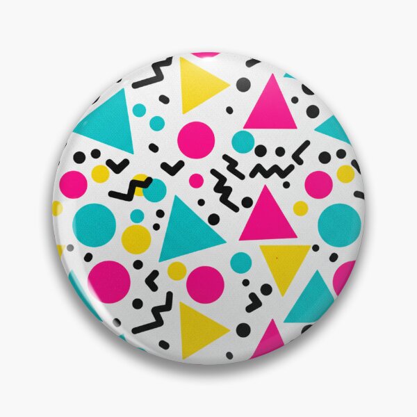 Artikelvorschau, Geometrisches Memphis-Muster der 90er – Retro-Neonformen und -Schnörkel entworfen und verkauft von skysshobu.