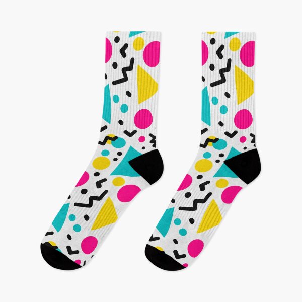Item preview, 90s Memphis Geometric Pattern – Retro Neon Shapes & Squiggles designed and sold by skysshobu.