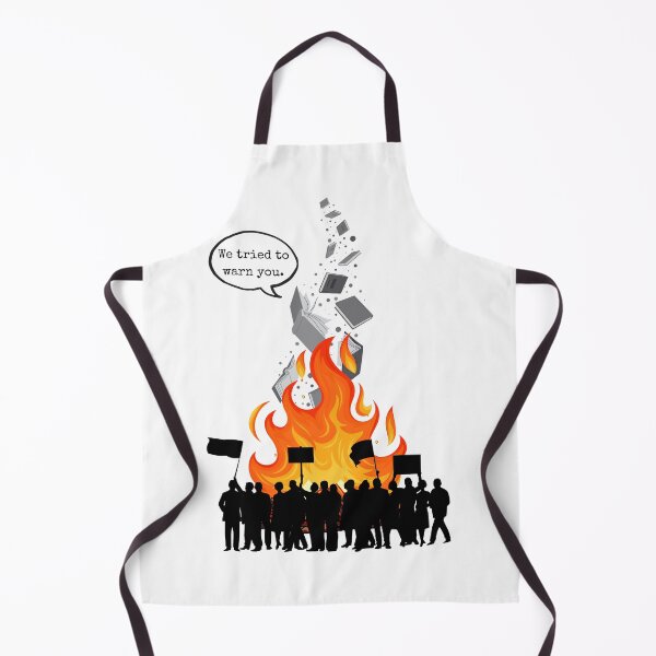 Item preview, Book Burning - "We tried to warn you." designed and sold by the_life_of_riley.