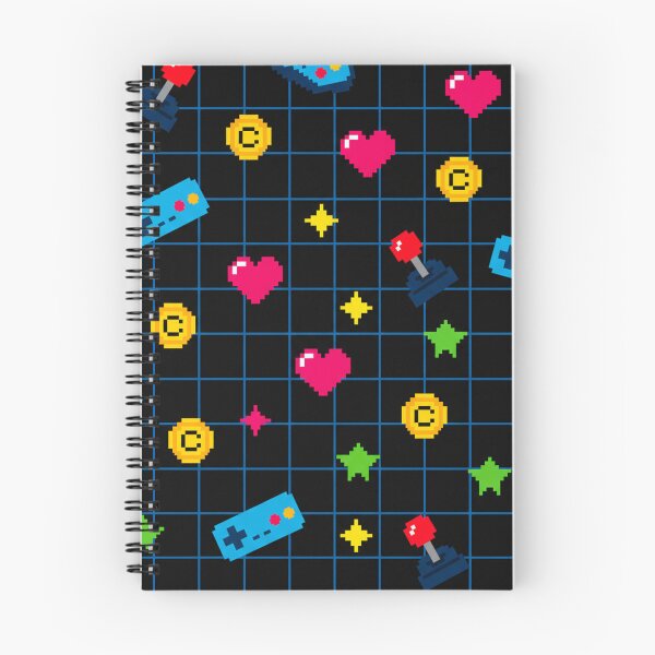 Item preview, Retro 90s Pixel Art Pattern – Arcade Game Icons & 8-Bit Design designed and sold by skysshobu.