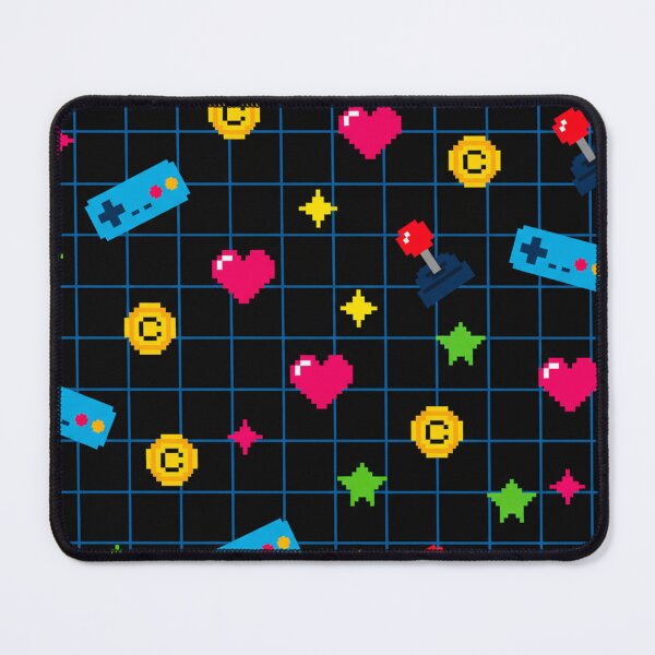Item preview, Retro 90s Pixel Art Pattern – Arcade Game Icons & 8-Bit Design designed and sold by skysshobu.