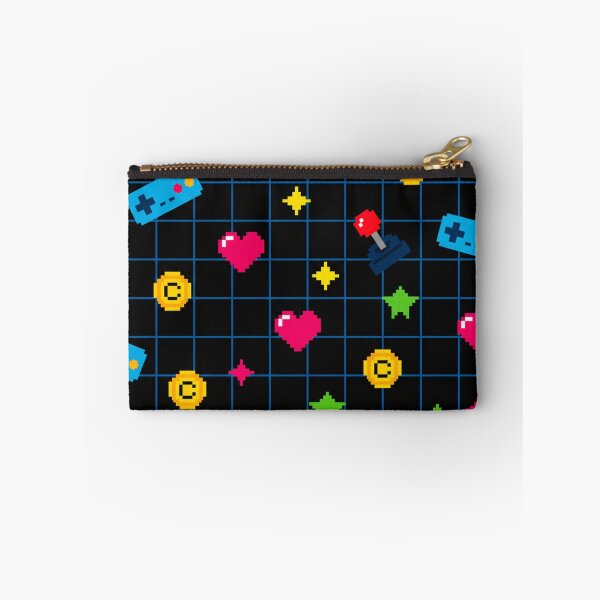 Item preview, Retro 90s Pixel Art Pattern – Arcade Game Icons & 8-Bit Design designed and sold by skysshobu.