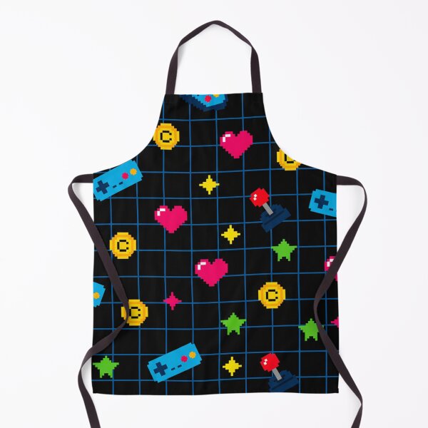 Item preview, Retro 90s Pixel Art Pattern – Arcade Game Icons & 8-Bit Design designed and sold by skysshobu.