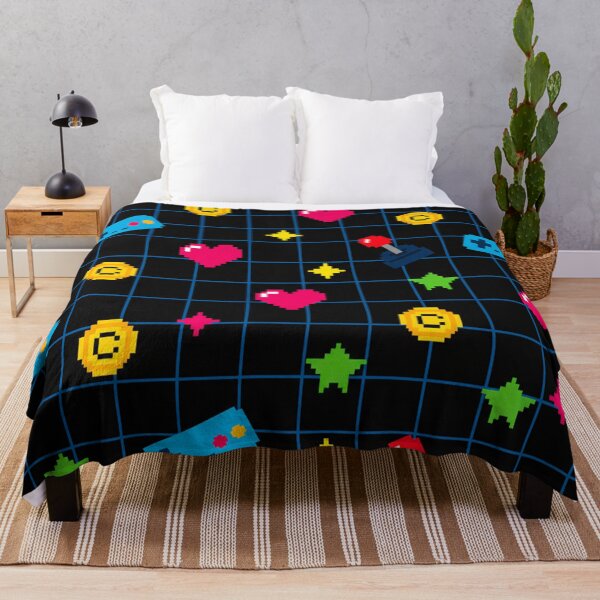 Item preview, Retro 90s Pixel Art Pattern – Arcade Game Icons & 8-Bit Design designed and sold by skysshobu.