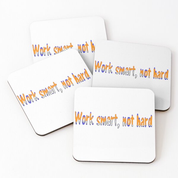 Item preview, Work Smart Not Hard – Motivational Productivity Quote Design designed and sold by Beautiful art store.