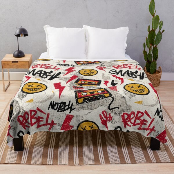Item preview, 90s Grunge Pattern – Ripped Paper, Graffiti, and Vintage Street Style designed and sold by skysshobu.