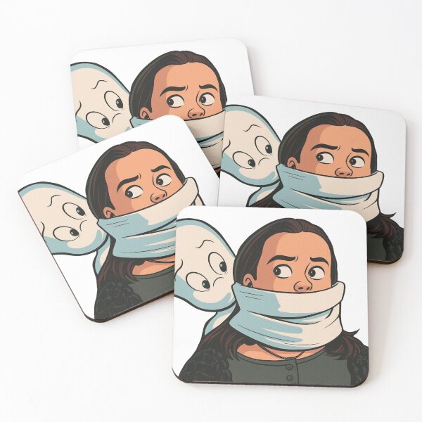 Item preview, Casper the Ghost and Kath designed and sold by PopCultureAndStuff.