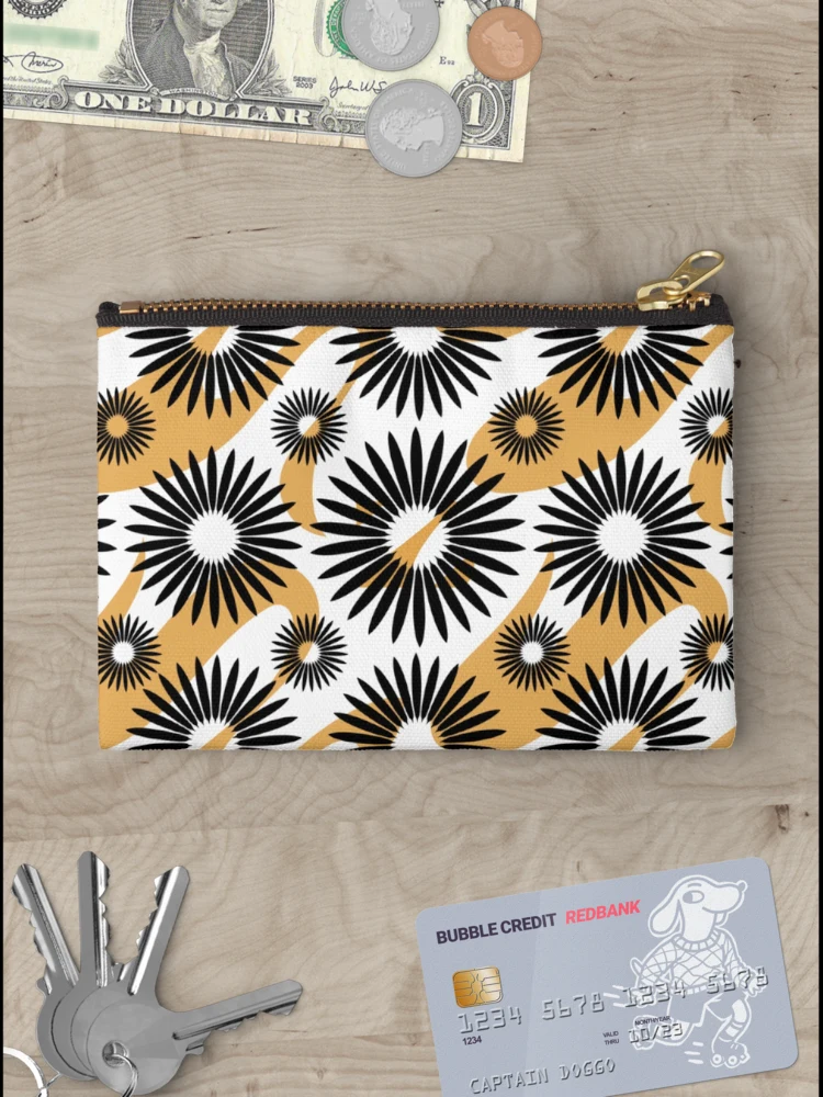 Thumbnail 3 of 4, Zipper Pouch, Modern Fall Pattern designed and sold by P9Designs.