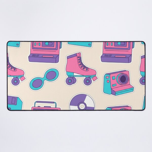 Item preview, 90s Nostalgia Pattern – Retro Tech and Pop Culture Icons designed and sold by skysshobu.
