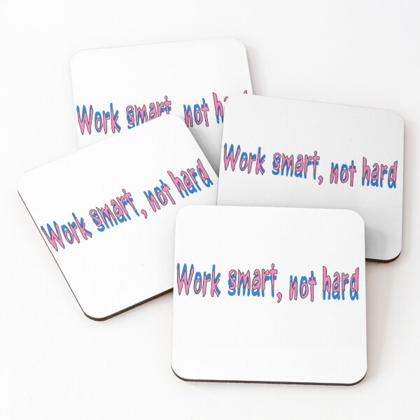 Item preview, Work Smart Not Hard – Motivational Productivity Quote Design designed and sold by Beautiful art store.