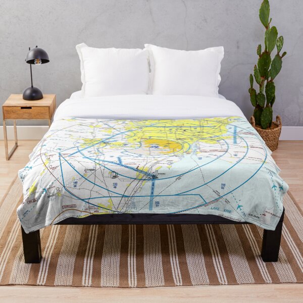 Item preview, Detroit Airport Flyway Chart designed and sold by LAPilotGirl.