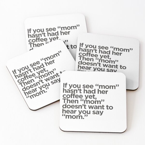 Item preview, Morning coffee moms designed and sold by My-rude-wallart.