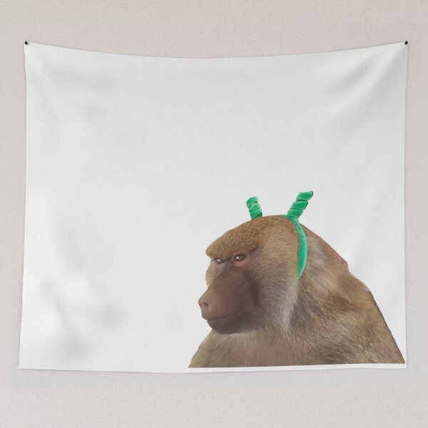 Item preview, monkey in a headband  designed and sold by Hetbet123.
